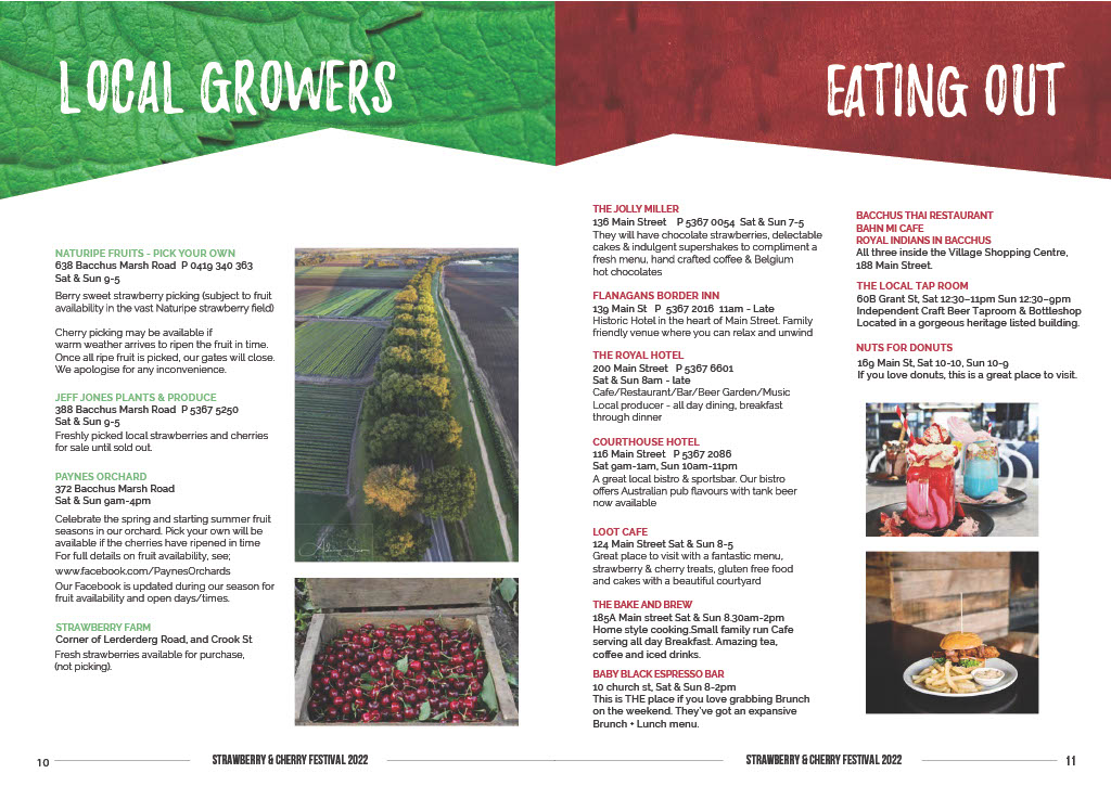 6th page booklet - growers and eating